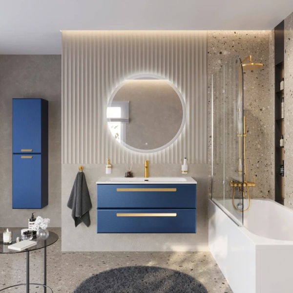 Тумба под раковину Cezares ECO-CER-N-1000-2C-SO-SPF-P Sapfiro без ручек