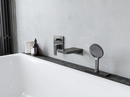 Излив для ванны Hansgrohe Metropol 32543670 черный матовый 