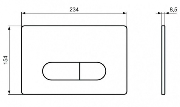 Комплект 4 в 1 Ideal Standard i.Life B RimLS+ IP001401 