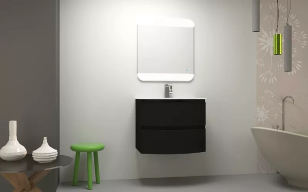 Тумба под раковину Cezares VAGUE 55282 Nero Opaco