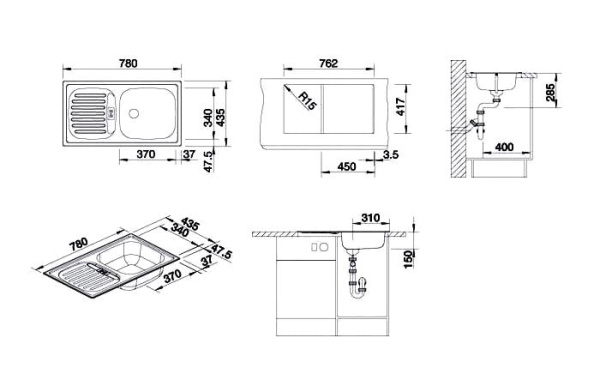 Кухонная мойка Blanco Flex Mini 512032