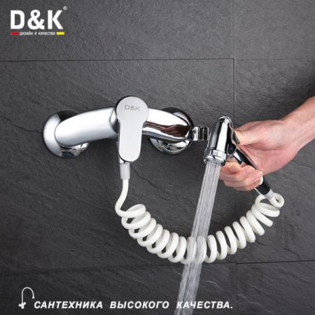 Смеситель с гигиеническим душем встраиваемый D&K Rhein Marx (DA1394541)