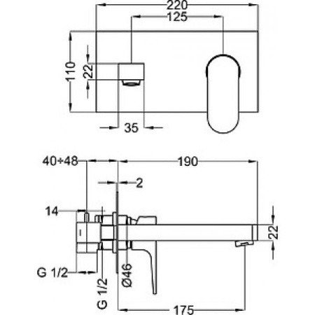 Смеситель для раковины Cezares Stella STELLA-BLS2-01-W0