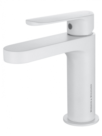Смеситель для раковины WONZON & WOGHAND, белый матовый WW-H1032-MW