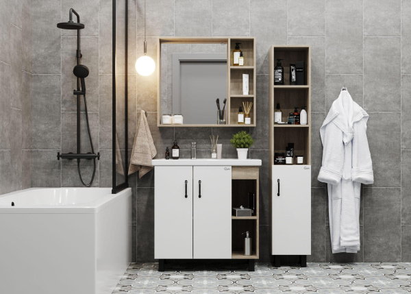 Зеркало-шкаф Onika Тимбер 70 (70x70) 207045