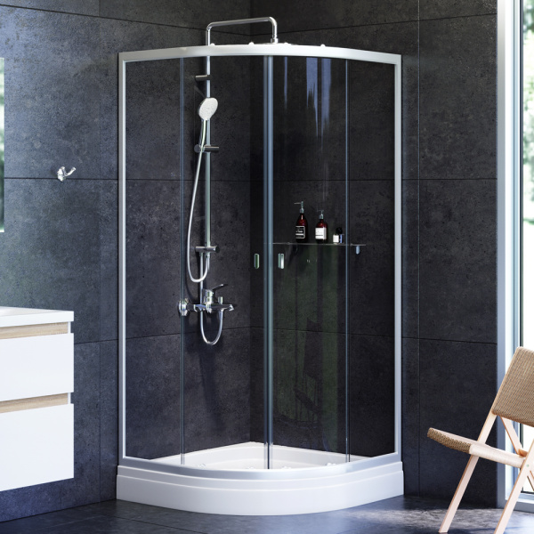 Душевой уголок с поддоном (90х90) Am.Pm X-Joy Twin Slide W88E-205-090MT64