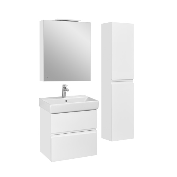 Зеркальный шкаф Roca Oleta 60 левый, белый матовый, A857645501