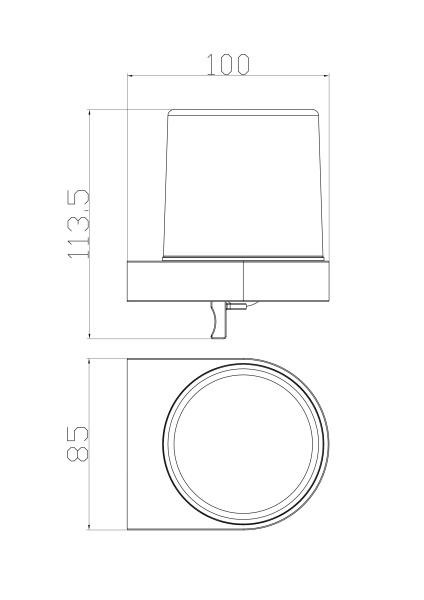 Дозатор мыла WONZON & WOGHAND, черный WW-5251-BL