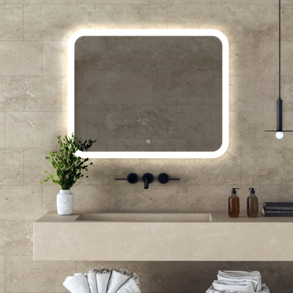 Зеркало ABBER See AG6109SL-1.0 с подсветкой, сенсорный выключатель, диммер