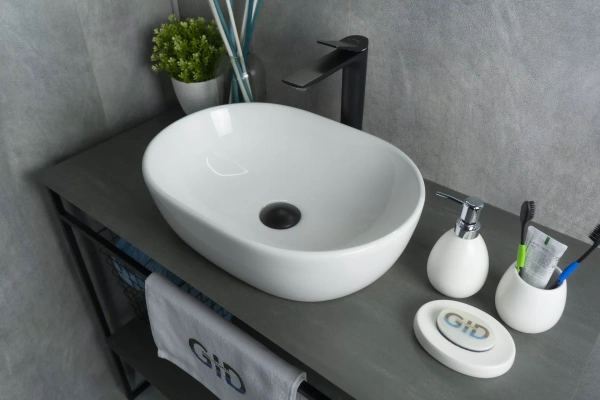 Раковина накладная (48х35) Gid N9026b