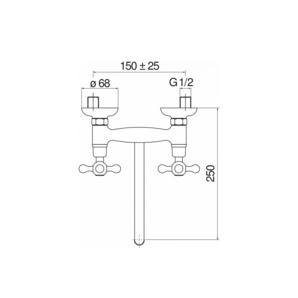 Смеситель для кухни Nobili Grazia GRC5003BR