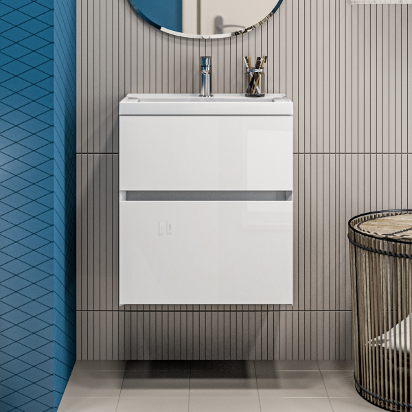 Тумба с раковиной Marka One Bumble 50П У88748