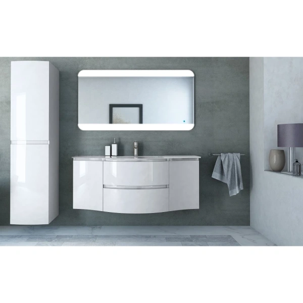 Пенал подвесной Cezares  Vague 44324 Bianco lucido