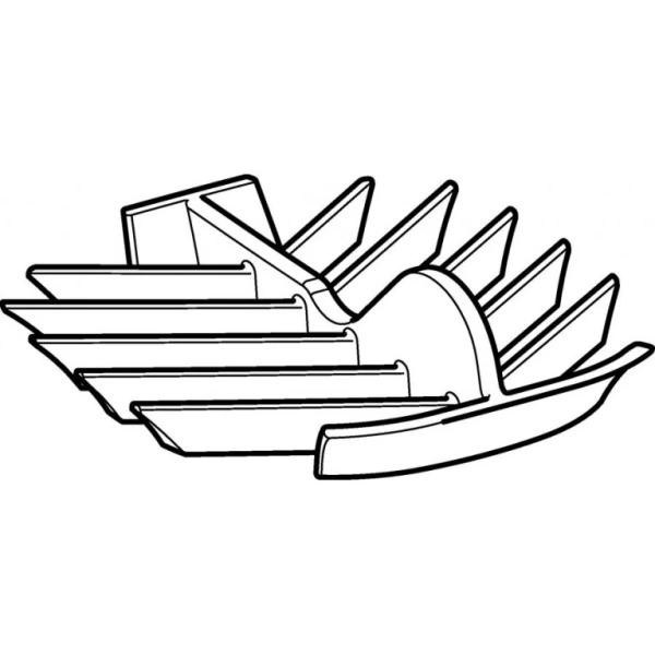 Решетка волосоуловитель Geberit для внутристенного трапа для душа 242.942.00.1