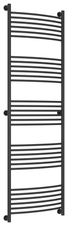 Полотенцесушитель Водяной Выгнутая Сунержа Богема + (190х60) Темный Титан Муар 15-0221-1960