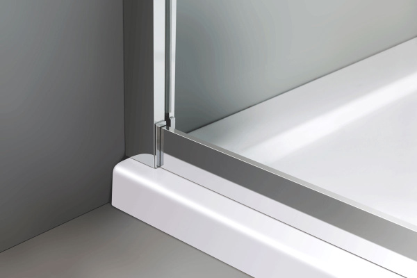 Душевой уголок Vincea  Scala VSQ-2SC100CL (100х100) хром, стекло прозрачное