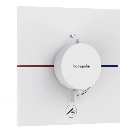 Термостат для душа Hansgrohe ShowerSelect Comfort E 15575700 белый матовый 