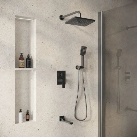 Душевая система скрытого монтажа Grossman Classic 501.K35.04.420 графит сатин