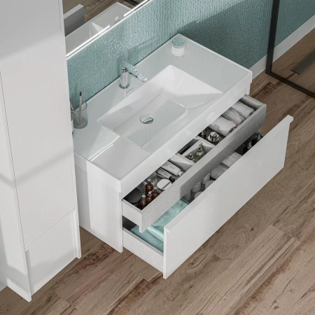 Тумба под раковину Kerama Marazzi Modula 100 MO.100.1+1\WHT