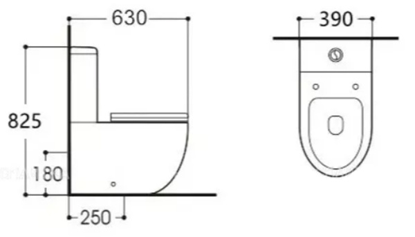 Унитаз напольный Aquatek Европа AQ2903-00