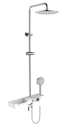 Тропическая душевая система с изливом Rush PL5535-90