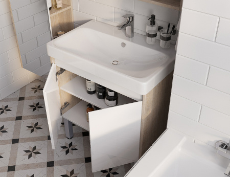 Тумба под раковину Aquaton Сканди Doors 70 1A278901SDB20