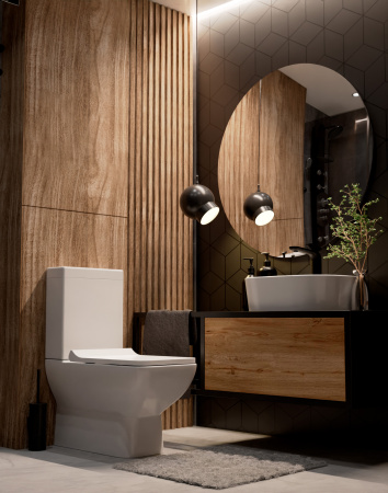 Чаша унитаза напольного безободковый  AQUAme AQM1004