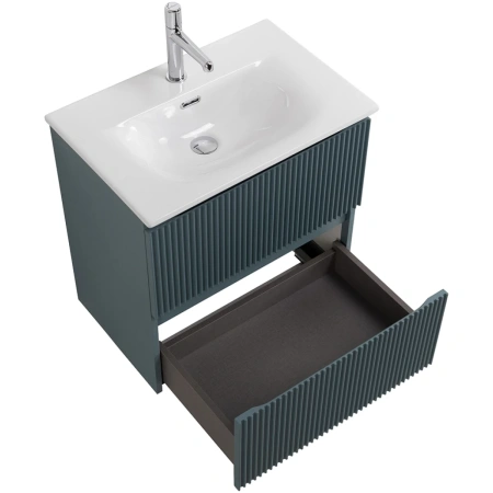 Тумба под раковину 50 BelBagno Uno UNO-MINI-500-2C-SO-AO голубой матовый, без раковины