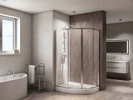 Душевой уголок (120х80) BelBagno DUE-RH-2-100/80-C-Cr