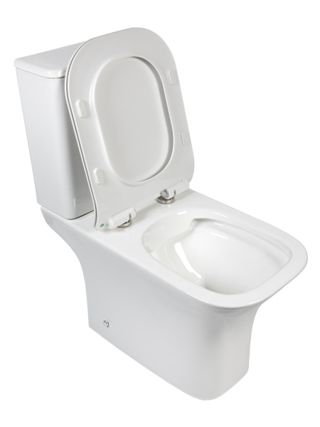 Унитаз-компакт Orange C02-000W безободковый, сиденье с микролифтом