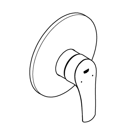 Смеситель для ванны Grohe Eurosmart 19450 003 (19450003) хром