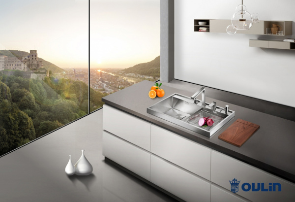 Кухонная мойка (87х49) Oulin OL-G6201