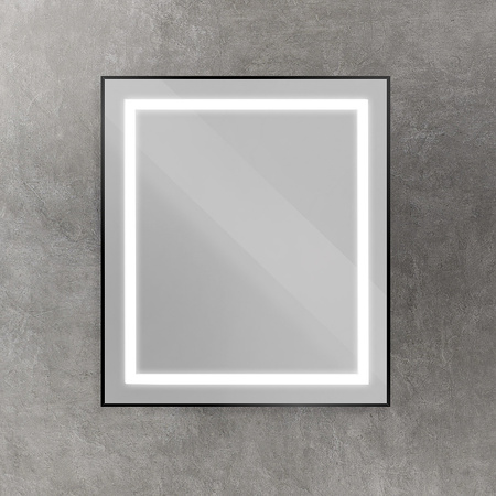 Зеркало (70х80) BelBagno Kraft SPC-KRAFT-700-800-SENS-NERO с подсветкой