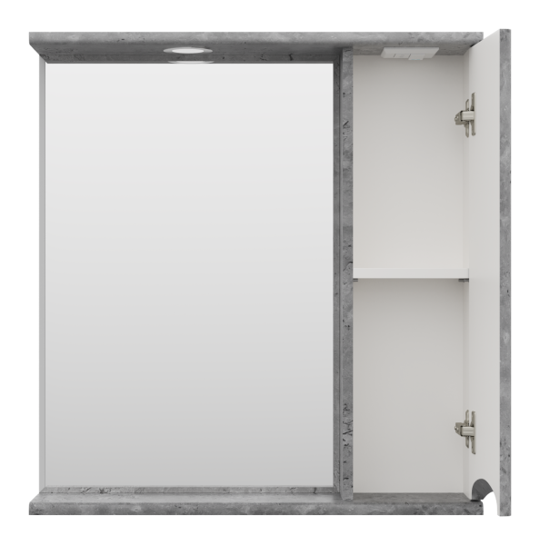 Зеркало-шкаф (70х75) Misty Атлантик 70 правый П-Атл-4070-050П