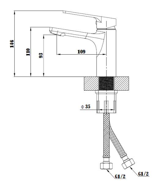 Смеситель для раковины ESKO Singapore white SI 26