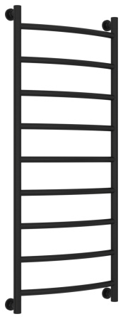 Полотенцесушитель Водяной Выгнутая Сунержа Галант + (120х50) Матовый Черный 31-0200-1250