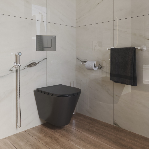 Унитаз подвесной безободковый Grossman  GR-4477BMS с сиденьем микролифт