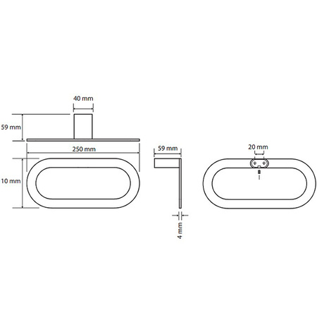 Кольцо для полотенец Bemeta Organic 157104381