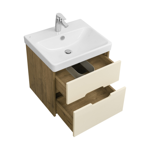 Тумба с раковиной Aquaton Оливия 55 1A2542K0OLVG0