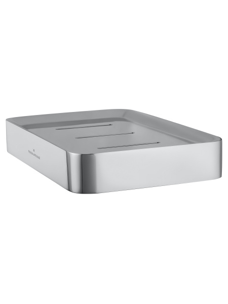 Мыльница с держателем WONZON & WOGHAND LOTTE, хром WW-8324