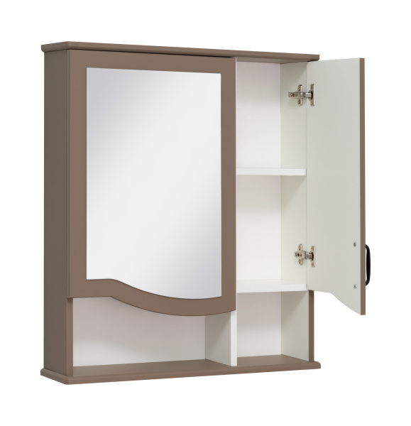 Зеркальный шкаф Runo беж Марсель 65 (00-00001220)