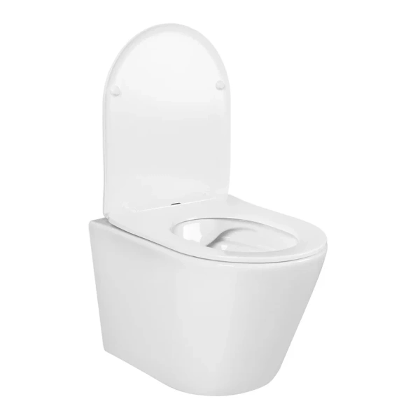 Унитаз подвесной безободковый Aquatek Вега AQ1904-00 микролифт