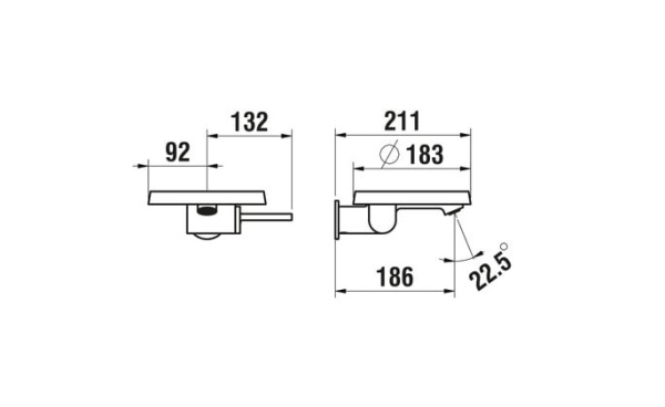 Смеситель для раковины Laufen Kartell 3.1133.7.004.120.1 Смеситель для раковины Laufen Kartell 3.1133.7.004.120.1