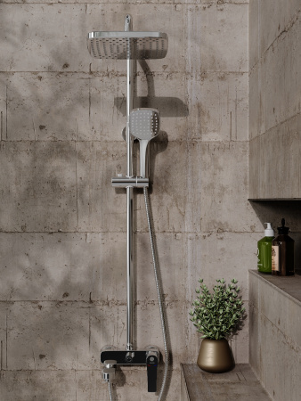 Душевая система Orange Otto M22-811cr смеситель с изливом, хром