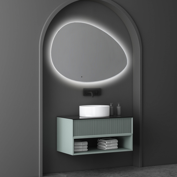 Зеркало ABBER Kontur AG6301SCL-1.2 с подсветкой, бесконтактный выключатель, диммер