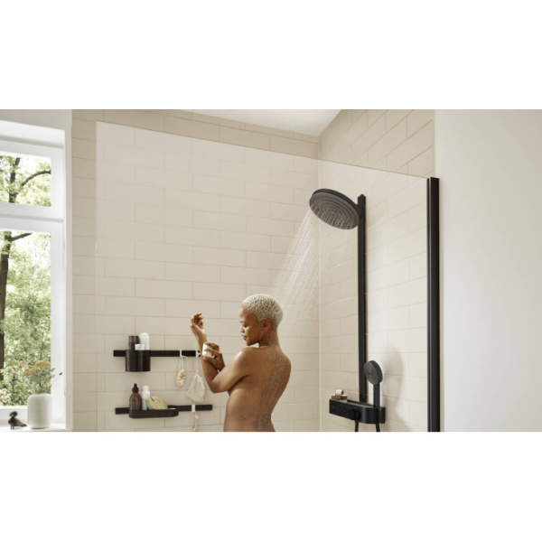 Душевая система Hansgrohe Pulsify Showerpipe 260 2jet 24240670, черный матовый Душевая система Hansgrohe Pulsify Showerpipe 260 2jet 24240670, черный матовый