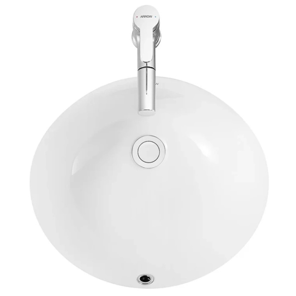 Раковина встраиваемая снизу ARROW AP418E, белый