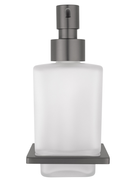 Дозатор мыла WONZON & WOGHAND ECLIPSE, темный графит WW-9133-BGM