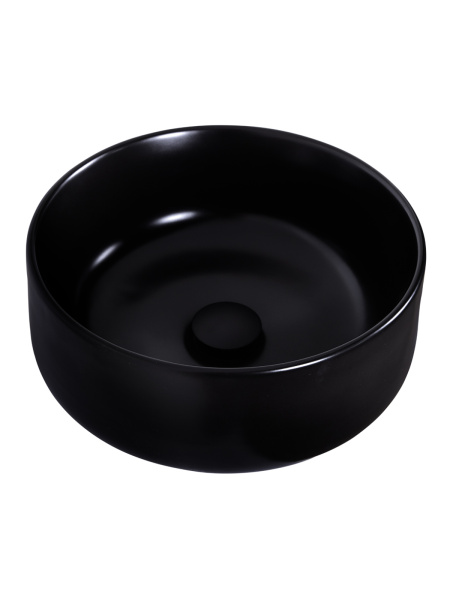 Раковина накладная (34,5х34,5) Orange  B07-345B черный матовый