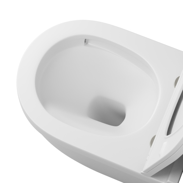 Унитаз подвесной безободковый Grossman  GR-4483MSQ с сиденьем микролифт